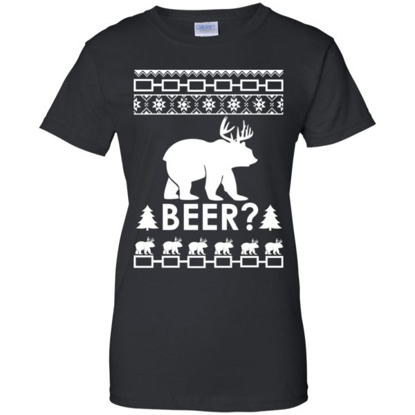 Bear Deer Christmas BEER Sweatshirt, hoodie, long sleeve