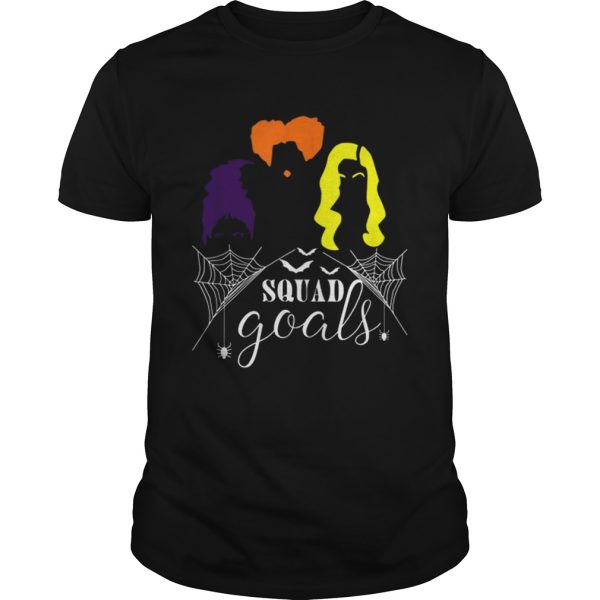 Beautiful Squad Goals HalloweenHocus Pocus Witches Squad shirt