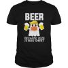Beer Because 2020 Is Boo Sheet Trump Ghost in Mask shirt