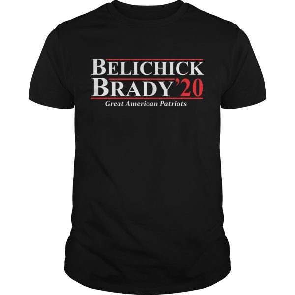 Belichick Brady 2020 Great Americans Patriots shirt, hoodie