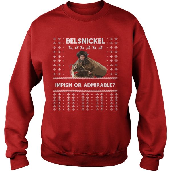 Belsnickel Impish or Admirable Christmas sweatshirt