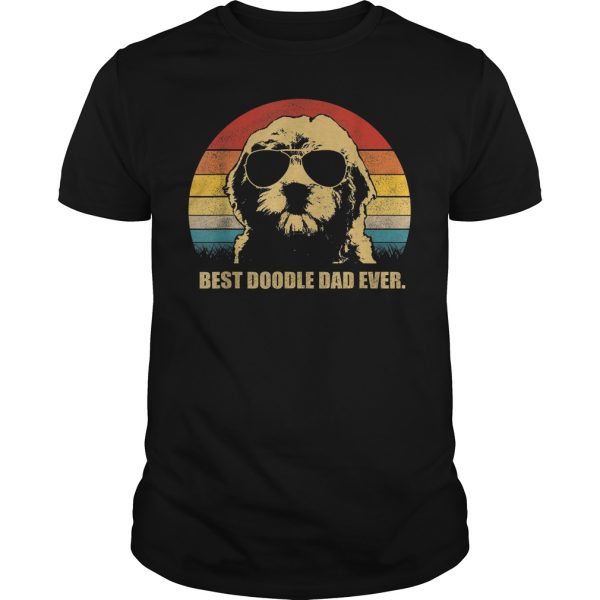 Best doodle dad ever shirt, hoodie, long sleeve