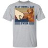 Best horse dad ever vintage shirt, hoodie, long sleeve