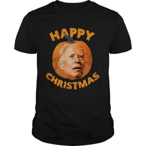 Biden Pumpkin Happy Christmas Halloween shirt