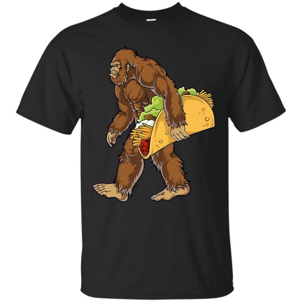 Bigfoot Carrying Taco t-shirt, hoodie, long sleeve