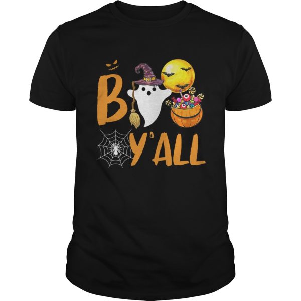 Boo Y all Happy Halloween Funny T-Shirt