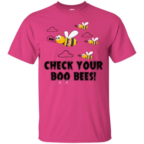 Breast cancer check your boo bees t-shirt, hoodie, ladies tee