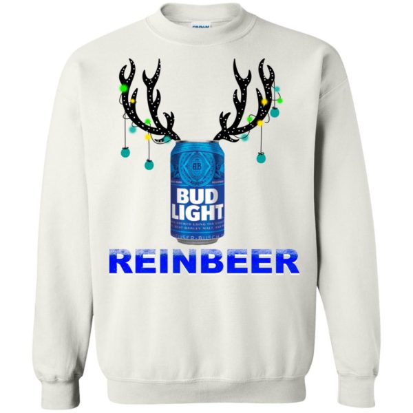 Bud Light Reinbeer Christmas sweatshirt, hoodie, long sleeve, ladies tee