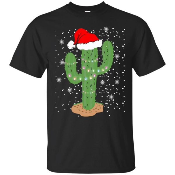 Cactus christmas shirt, hoodie, long sleeve, ladies tee