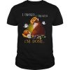 Cat I Tricked I Treated Im Done shirt