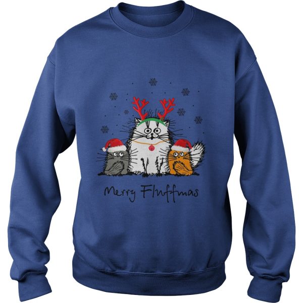 Cat Merry Fluffmas Christmas sweatshirt, hoodie, long sleeve