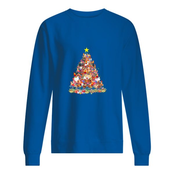 Chicken Christmas tree sweater, sweater, hoodie