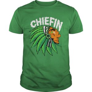 Chiefin weed smoking Indian shirt, hoodie, long sleeve