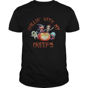Chillin With My Creeps Funny Halloween Costume Gift