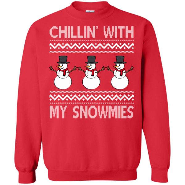 Chillin’ With My Snowmies Christmas sweater, hoodie, long sleeve