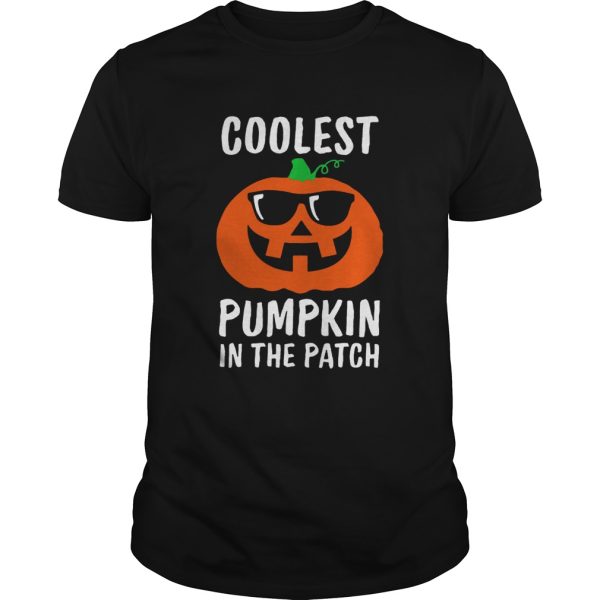 Coolest Pumpkin in the Patch Halloween Costume Boys Girls T-Shirt