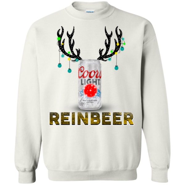 Coors Light Reinbeer Christmas sweatshirt, hoodie, long sleeve, ladies tee