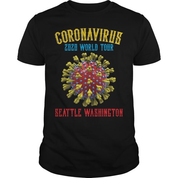 Coronavirus 2020 World Tour Seattle Washington shirt, hoodie