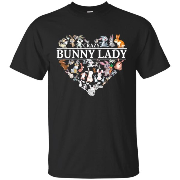 Crazy Bunny Lady t-shirt, hoodie, long sleeve