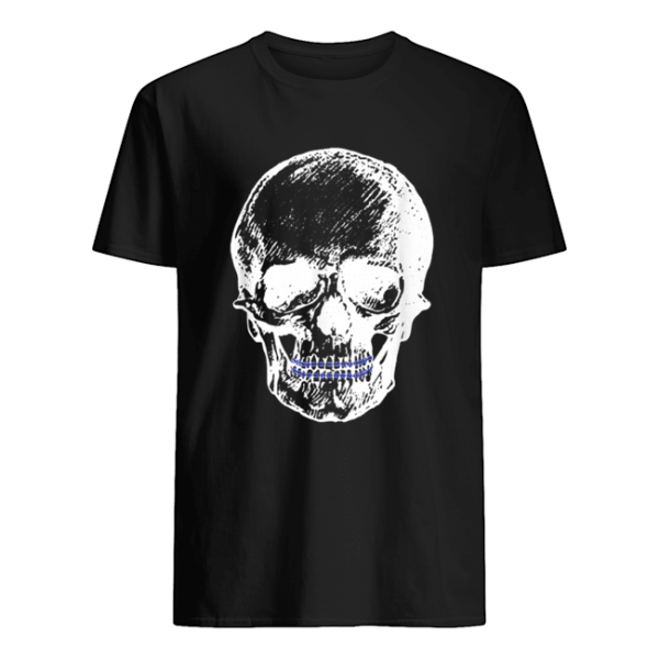 Creepy Skull With Braces Cool Halloween shirt