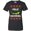 Dachshund Feliz Navidog Christmas sweater, shirt, hoodie