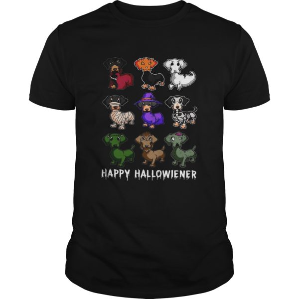 Dachshund Happy Halloween shirt