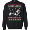 Dachshund Through The Snow Christmas sweatshirt, hoodie, long sleeve