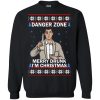 Danger zone merry drunk Christmas sweater, hoodie, long sleeve