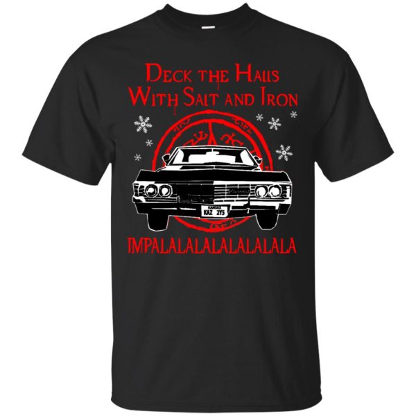 Deck the halls with salt and iron impalalala shirt, hoodie, long sleeve