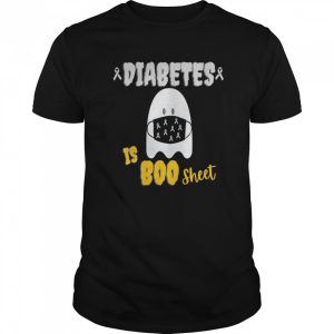 Diabetes Is Boo Sheet Funny Halloween Diabetes Awareness shirt