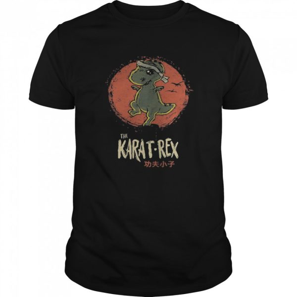 Dinosaur the karat-rex japanese sunset halloween shirt