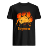 Dog Paw Dog Mom Halloween T-Shirt
