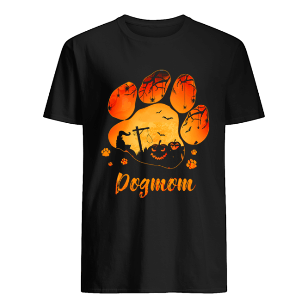 Dog Paw Dog Mom Halloween T-Shirt