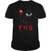 Dog Pug Clown Halloween shirt
