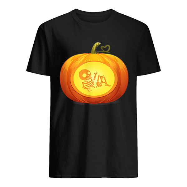 Don’t Eat Pumpkin Seeds Baby Skeleton Pregnancy Halloween shirt