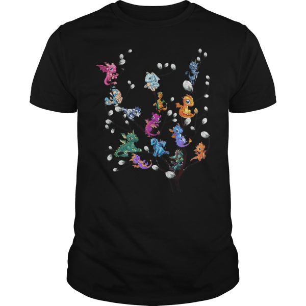 Dragons on willow shirt, hoodie, long sleeve, ladies tee