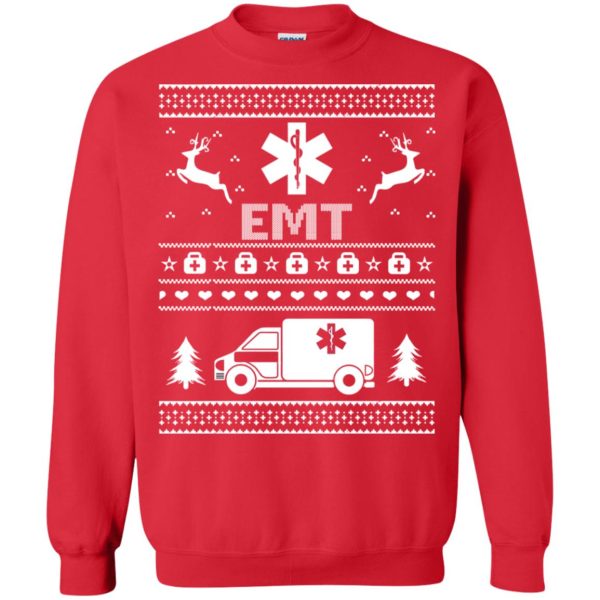 EMT Emergency Medical Technician Christmas Sweater, shirt, hoodie