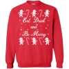 Eat Drink and Be Merry Gingerbread Christmas sweatshirt, shirt, hoodie