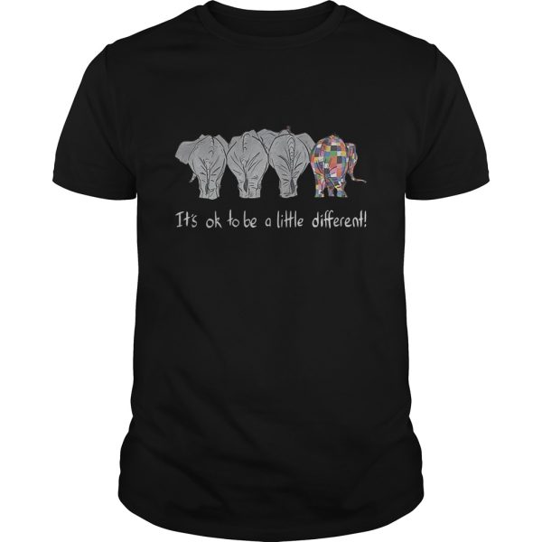Elephant It’s ok to be a little different shirt, hoodie, long sleeve
