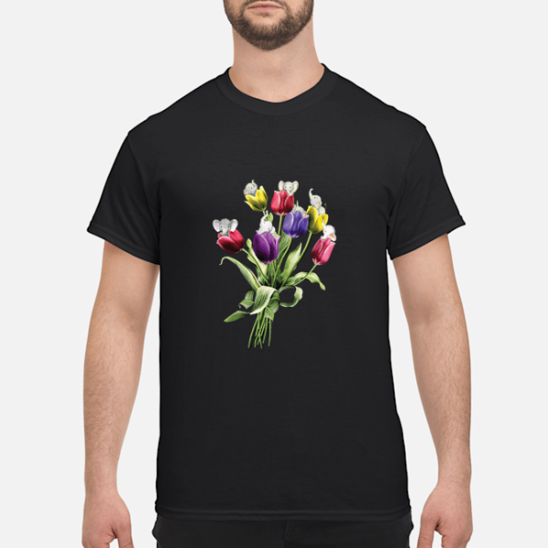 Elephant Tulip flowers shirt, guys tee, tank top