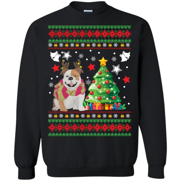 English Bulldog Christmas sweatshirt, hoodie, long sleeve