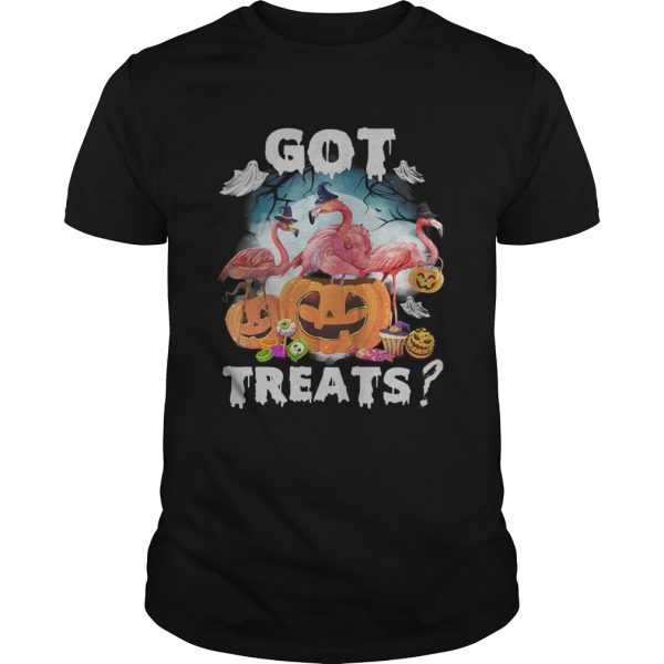 Flamingo Pumpkin Halloween T-Shirt