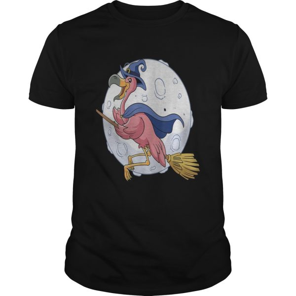 Flamingo Witche Funny Halloween Flamingo T-Shirt