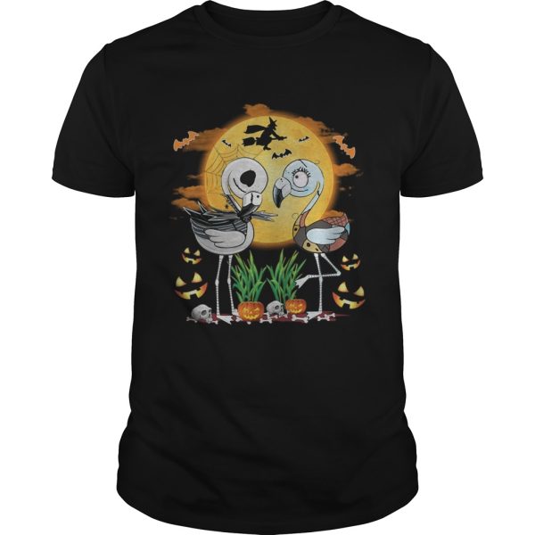 Flamingo Zombie Halloween T-Shirt