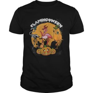 Flamingoween Funny Flamingo Halloween T-Shirt
