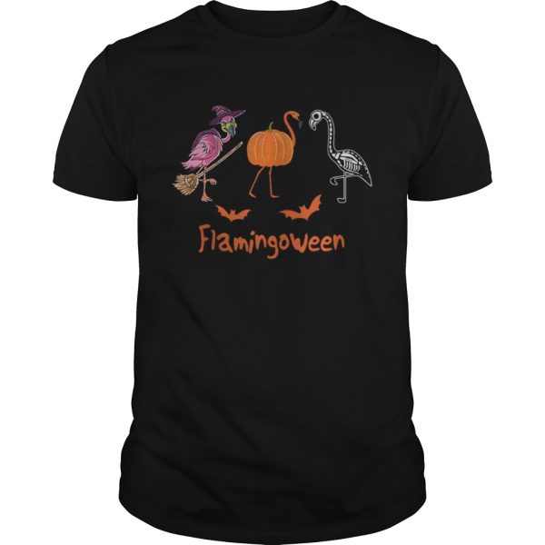 Flamingoween Funny Flamingos Halloween T-Shirt