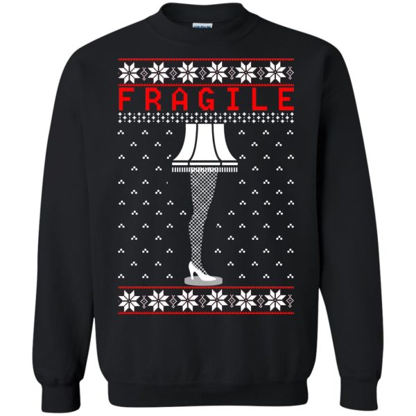 Fragile The Leg Lamp Christmas Sweatshirt, hoodie, long sleeve