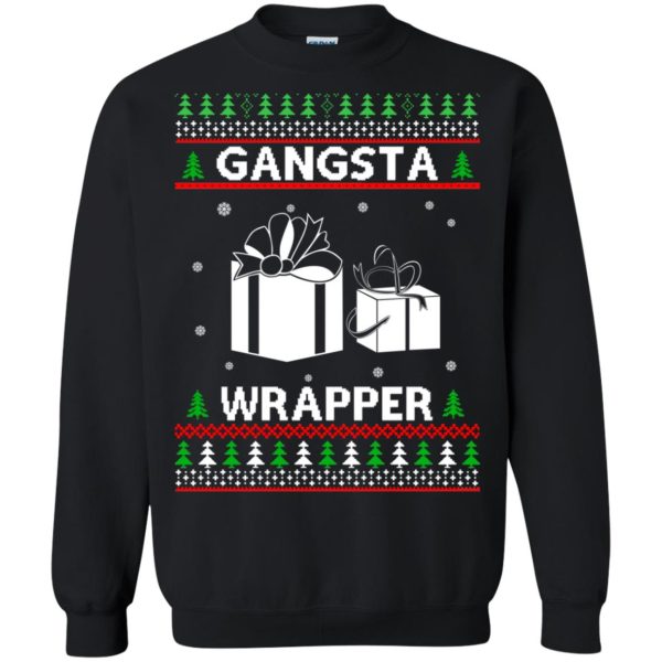 Gangsta Wrapper ugly sweater, hoodie, long sleeve, ladies tee