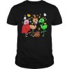 Ghost Booo Flamingos Pumpkin Halloween shirt