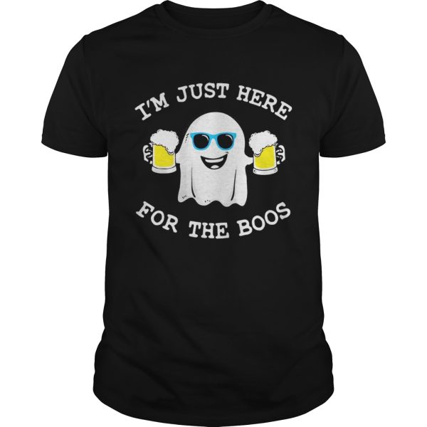 Ghost Im just here for the boos beer Halloween shirt